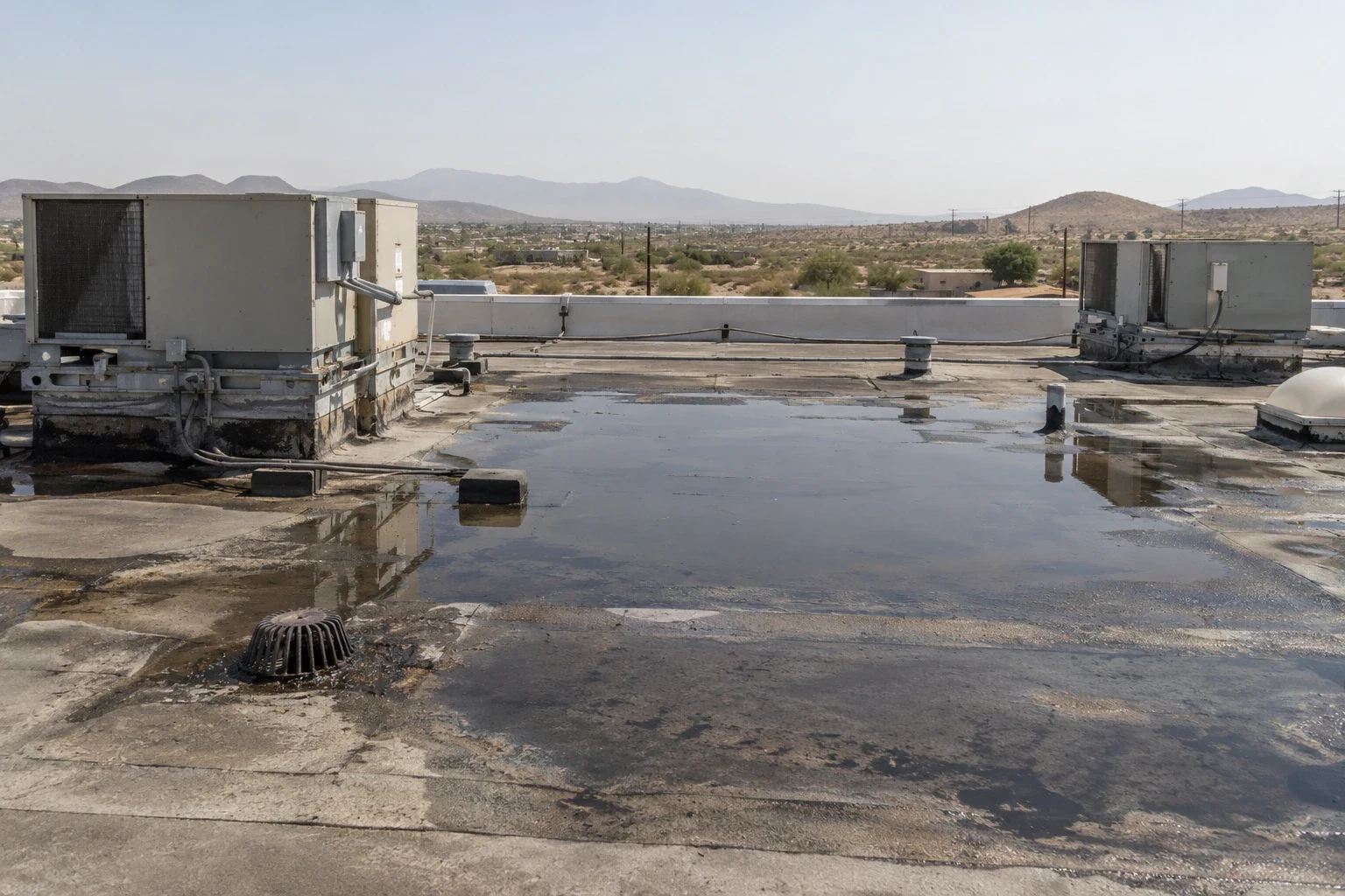 Ponding Water Roof Repair in Prescott Valley, AZ
