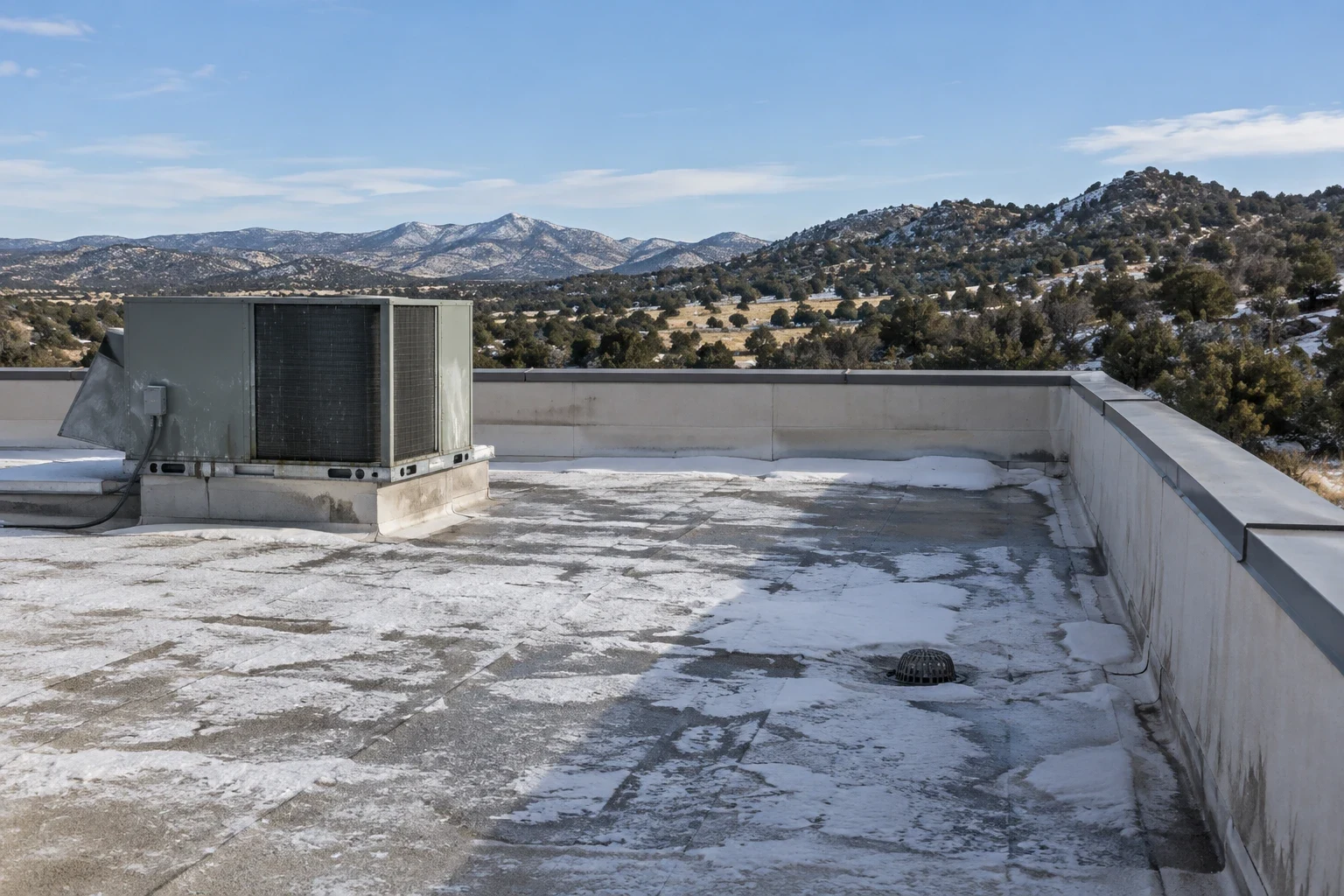 snow and ice damage