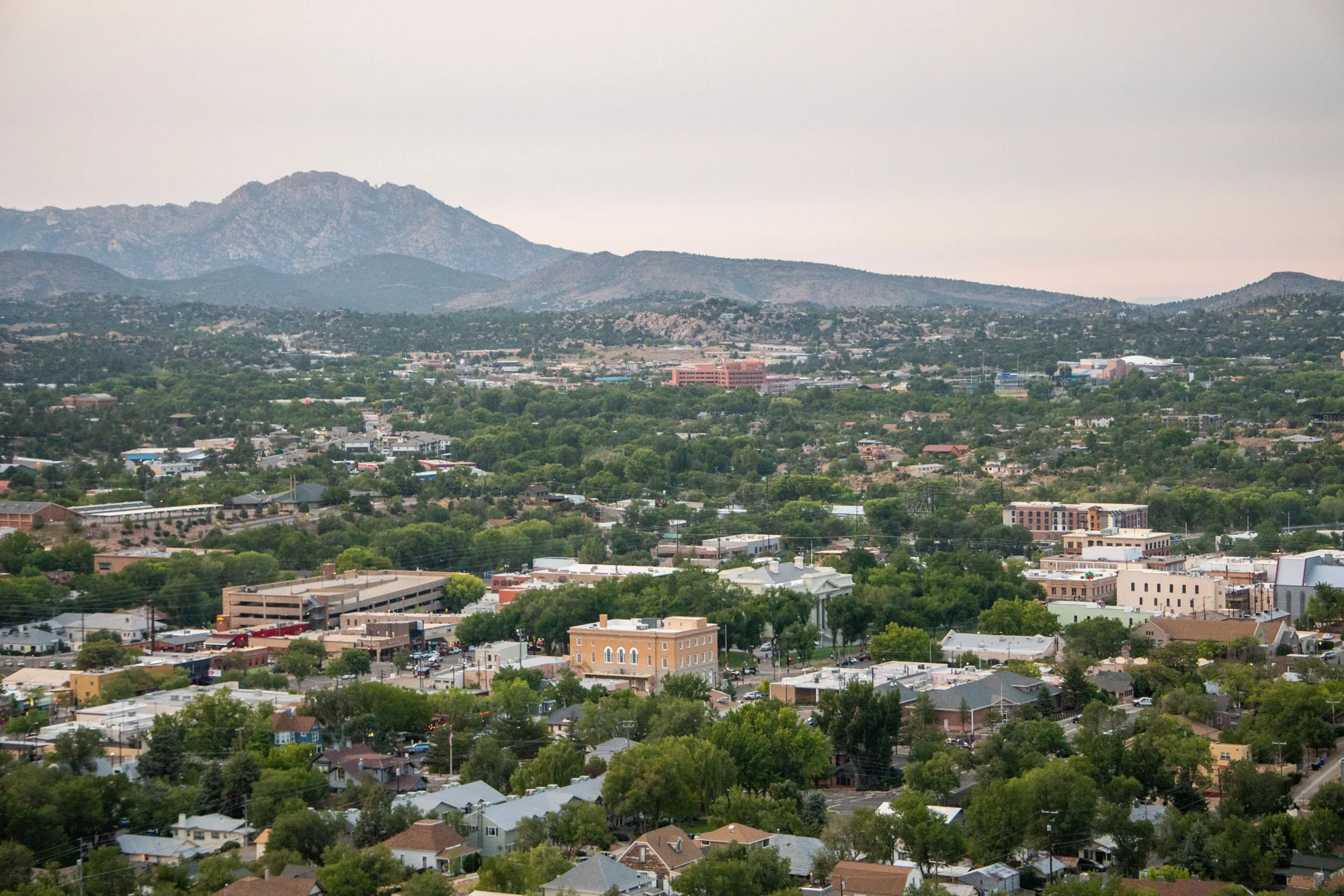 Mountains and valley above Prescott Valley, Arizona